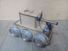 Tank Drink Holder Laser Cut CDR File