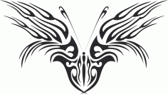 Tattoo Tribal Butterfly CDR File