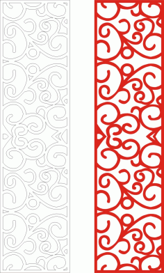 Template of Initial Banner Design Laser Cut CDR File