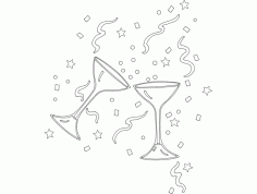Things Festive Design 50 Free Download DXF File