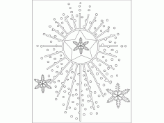 Things Festive Design 66 Free Download DXF File