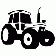 Tractor Silhouette CDR Vectors File