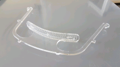Transparent Face Shield Band DXF File
