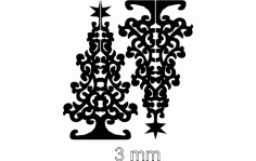 Tree Stand 3mm Laser Cut DXF File
