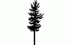Trees and Plants 22 Silhouette Silhouette DXF Vectors File