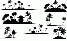 Tropical Islands Sticker CDR File