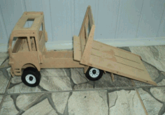 Truck 3D Puzzle Laser Cut DXF File