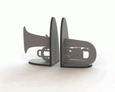 Trumpet Book Support Laser Cut Free CDR File