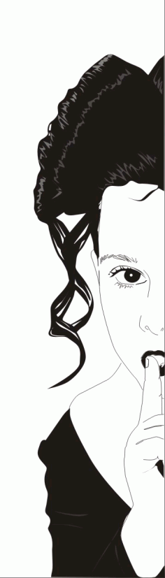 Vector Glamorous Girl At A Party CDR File