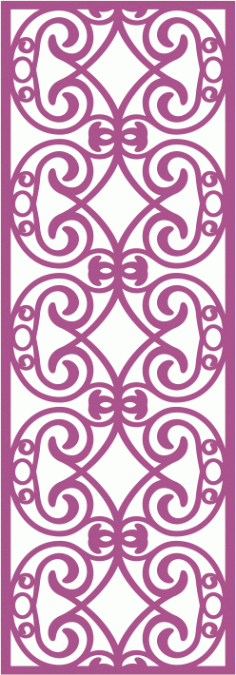 Vector Panel Seamless Design 03 Laser Cut CDR File