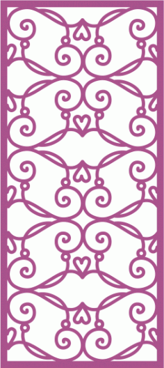 Vector Panel Seamless Design 09 Laser Cut CDR File