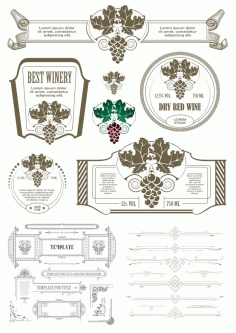 Vintage Calligraphic Design Elements Free CDR Vectors File