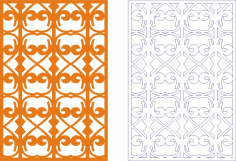 Vintage Way Square Banner Laser Cut CDR File