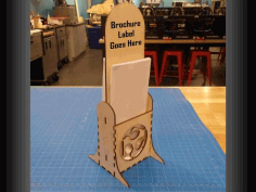 Visiting Card Holder Box DXF File