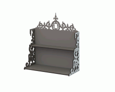 Wall Decor Shelf Laser Cut CDR File