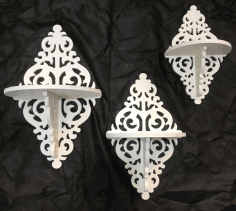 Wall Storage Shelf Rack Template Laser Cut CDR File