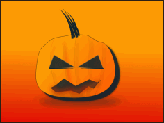 Wallpaper Pumpkin Vector SVG File