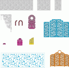 Wedding Screens Vectors Pack Free CDR Vectors File