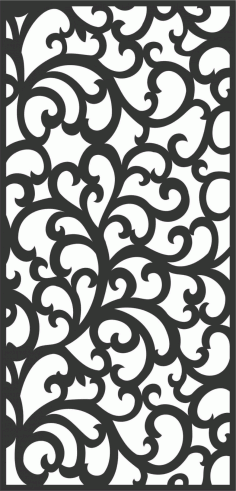Well Heeled Grill Screen Panel DXF File
