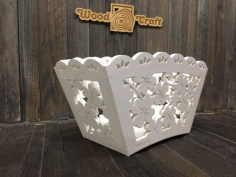 Wood Craft Basket CDR File