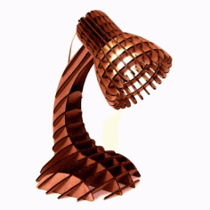 Wood Cut Laser Table Lamp Laser Cut CDR File