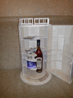Wood Mini Bar Laser Cut CDR File