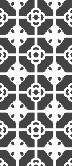 Wood Screen Room Divider Pattern Free CDR Vectors File