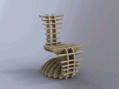 Wooden Chair Free Dxf For CNC DXF Vectors File