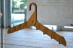 Wooden Clothes Hanger Free CDR File