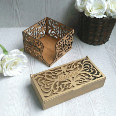 Wooden Coaster Holder CDR File