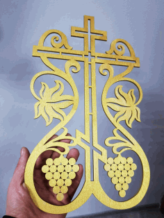 Wooden Cut Decorative Mural Piece CDR Vectors File