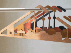 Wooden Decor Clothing Hangers CDR Vectors File