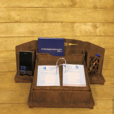 Wooden Desktop Organizer Laser Cut CDR File