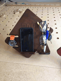 Wooden Docking Stand Laser Cut Free CDR File