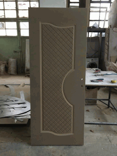 Wooden Door CNC Laser Cut DXF File