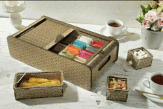 Wooden Drawer Box CDR File