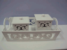 Wooden Laser Cut Sugar Boxes CDR Vectors File