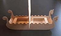 Wooden Marine Boat DXF File