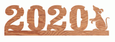 Wooden Model 2020 DXF File