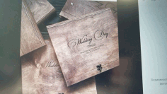 Wooden Wedding Book Box File Laser Cut CDR File