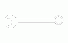 Wrench Box Free DXF Vectors File