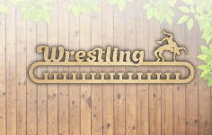 Wrestling Medal Hanger Template Free CDR File