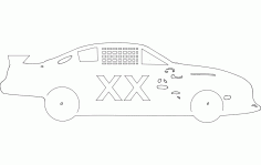 XX Car Free DXF Vectors File