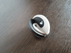 Yin and Yang Puzzle 8mm Plywood Laser Cut DXF File