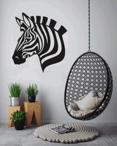 Zebra Wall Decor Ideas for Living Room CDR Vectors File