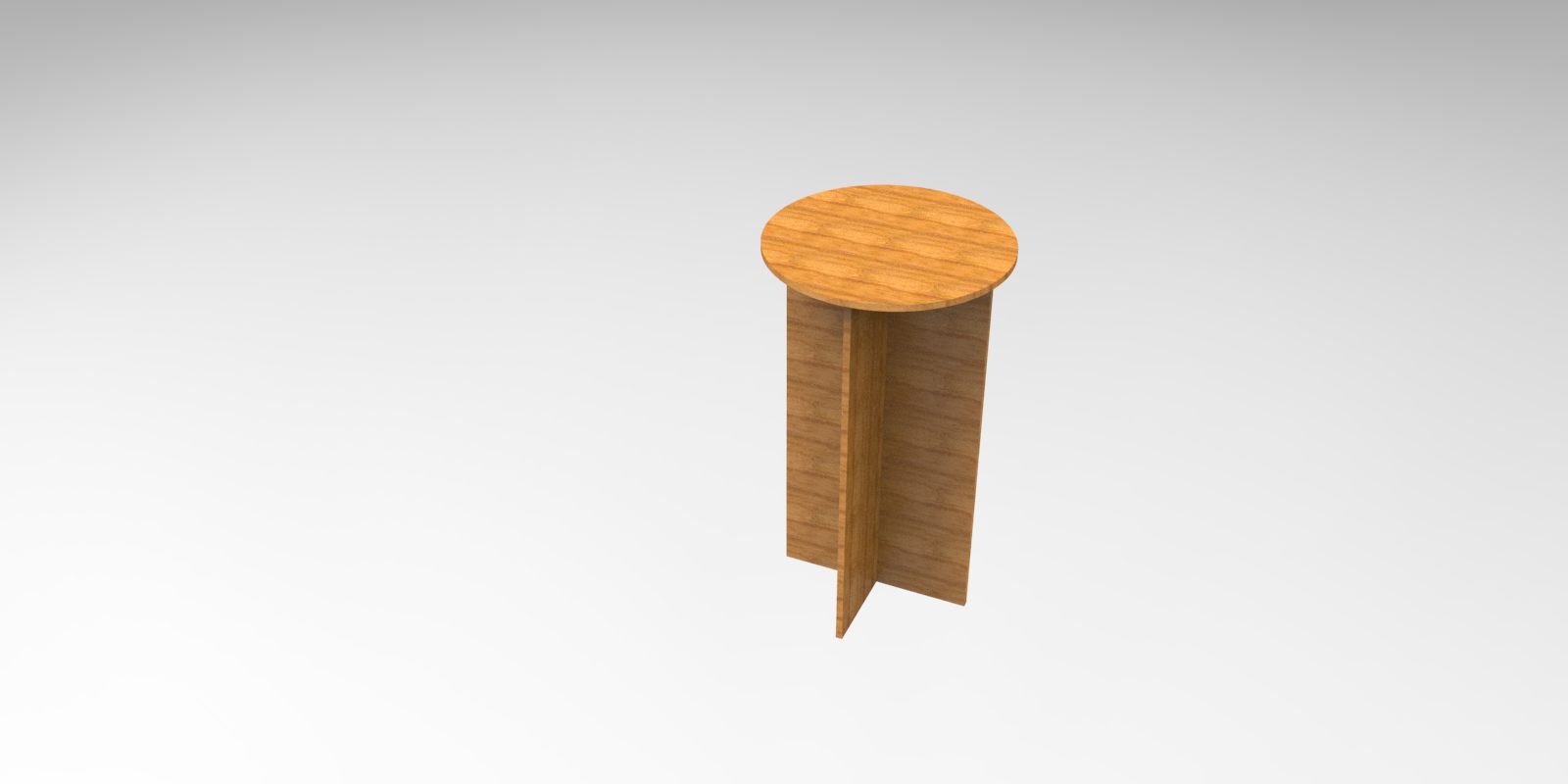 10 Mm MDF Chair Stool Free DXF File