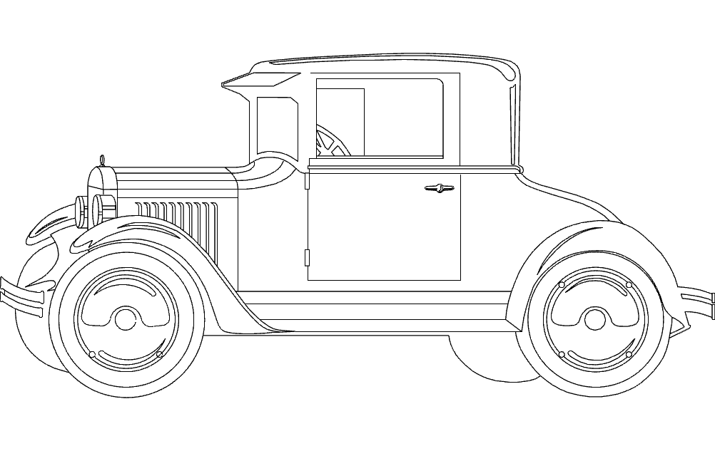 20 FORD 3 Free DXF Vectors File