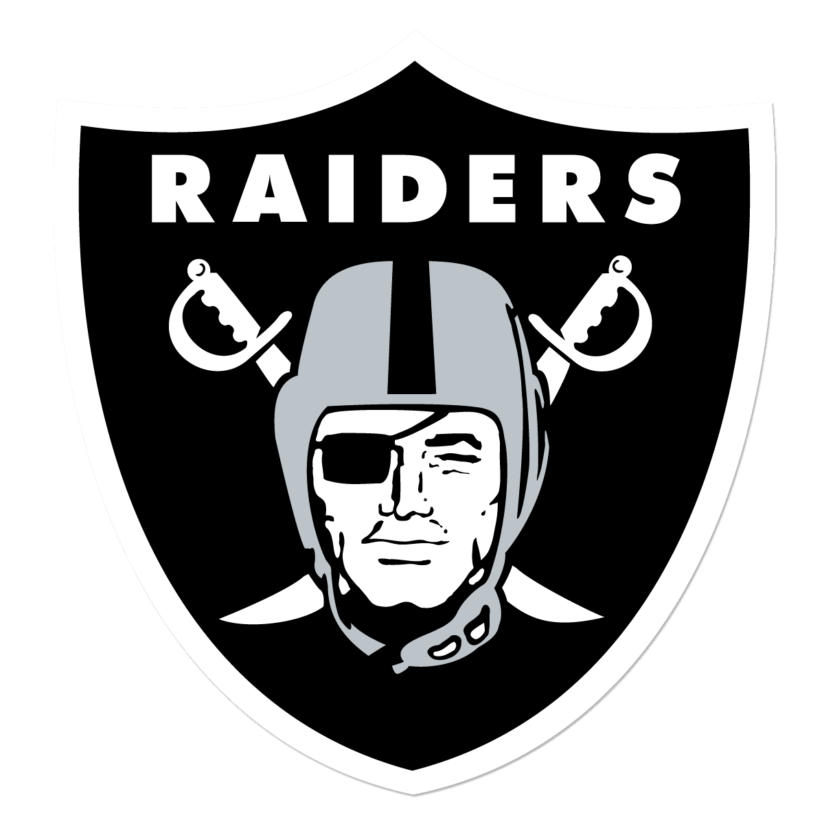 250px Oakland Raiders Free Vector DXF File