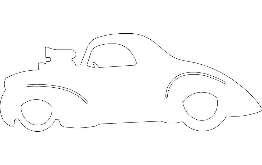 40 Willys 2 Free DXF Vectors File