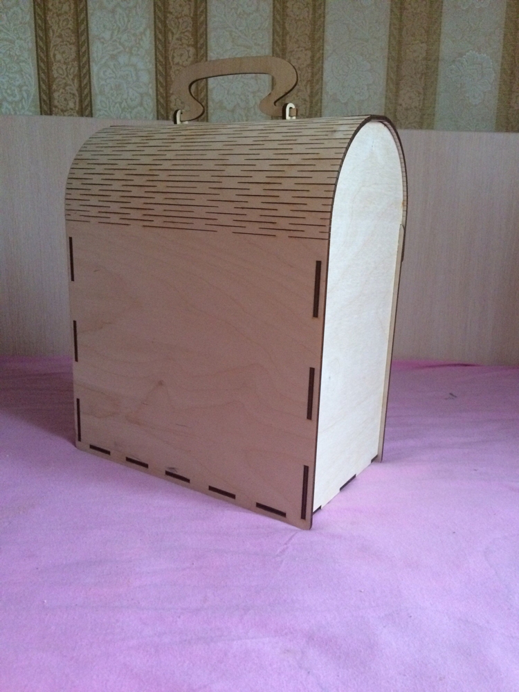 Wooden Treasure Box Free Laser Cut CDR Vectors File